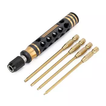 1 комплект шестигранной отвертки, быстросменный шестигранный ключ, подходит для радиоуправляемого автомобиля Track SCX10, тип поставки HMM