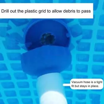 1 комплект, шланг для скиммера для бассейна, универсальный очиститель грунта для бассейна, труба с адаптером, сменный инструмент для очистки для улицы A