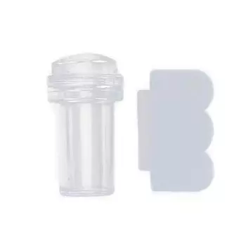 1 комплект штампов для дизайна ногтей, прозрачный, гладкая поверхность, компактный размер, высокая прочность, съемный декоративный силиконовый прозрачный