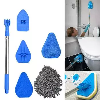 1 комплект швабры для ванной комнаты, душа, ванны, экрана, плитки, набор для мытья полов, скребок, инструменты As shown