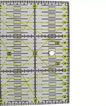 1 комплект, швейная линейка Meoliny для пэчворка, акриловый инструмент для шитья и рукоделия, профессиональные принадлежности для портного жёлтый