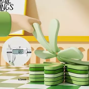 1/комплект силиконовая термостойкая подкладка складная нескользящая подставка под кастрюлю сковороду столовая подставка под тарелку рождественская елка крест держатель подставка Square