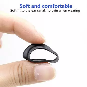 1 комплект силиконового чехла для наушников для Samsung R170 Galaxy Buds + амбушюры, насадки для наушников чёрный