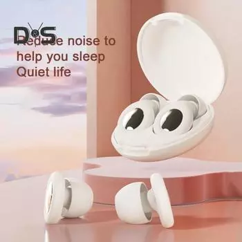 1 комплект силиконовых шумоподавляющих берушей с ушными вкладышами, моющиеся, водонепроницаемые, мягкие, многоразовые, для защиты органов слуха, для концертов, работы, учебы, сна, тихие белый