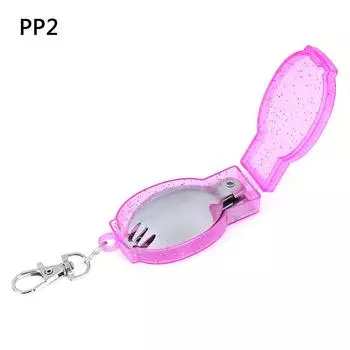 1 комплект складной столовой посуды из нержавеющей стали для улицы, ложка, вилка с коробкой