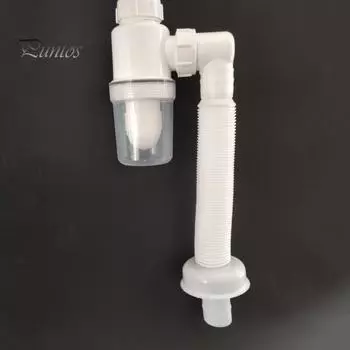 1 комплект сливной трубы для раковины, простая установка, устойчивый к запаху универсальный комплект канализационных труб для ванной комнаты, дома, кухни A