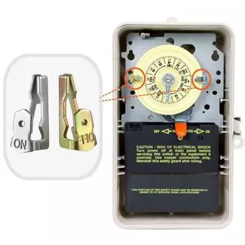 1 комплект, сменные триггеры для таймера, нержавеющие, устойчивые к коррозии, простая установка, набор триггеров для таймера включения/выключения