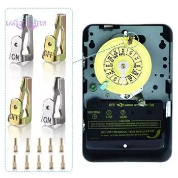 1 комплект, сменные триггеры для таймера, нержавеющие, устойчивые к коррозии, простая установка, набор триггеров для таймера включения/выключения серебряный/золотой