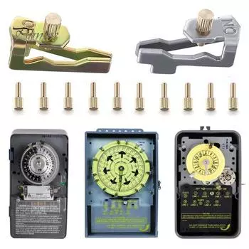 1 комплект, сменные триггеры для таймера, нержавеющие, устойчивые к коррозии, простая установка, набор триггеров для таймера включения/выключения золотой/серебряный
