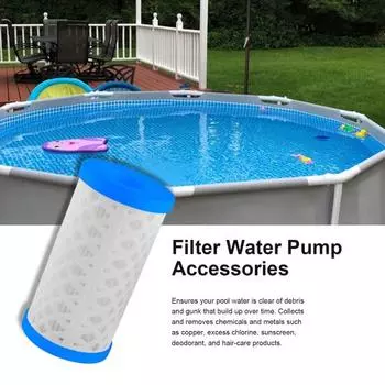 1 комплект, сменные универсальные фильтры для бассейна, многоразовые фильтрующие картриджи для бассейнов для надземных насосов для бассейна 1 Set
