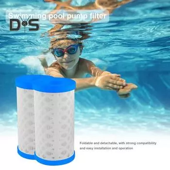 1 комплект, сменные универсальные фильтры для бассейна, многоразовые фильтрующие картриджи для бассейнов для надземных насосов для бассейна 1 Set