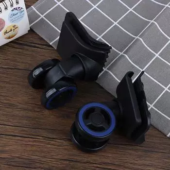 1 комплект сменных колес для чемодана, колеса для дорожного чемодана, вращающиеся на 360 градусов, бесшумные колеса для чемодана, универсальные аксессуары