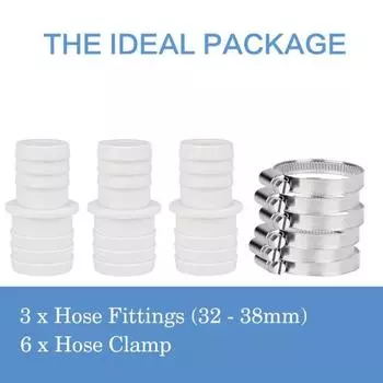 1 комплект соединителей для шлангов, прочное, герметичное, устойчивое к ржавчине быстрое соединение с хомутами для шлангов для Pangea Tech 4pcs