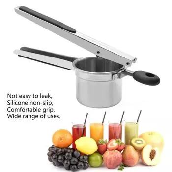 1 комплект соковыжималки, 3 фильтра, равномерные отверстия для фильтров, нескользящая ручка, удобная ручка, экономичная ручная соковыжималка, кухонный гаджет серебряный