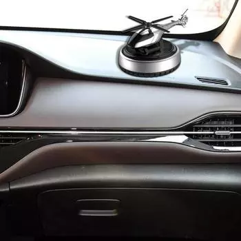 1 комплект, солнечный воздушный вертолет, автомобильный вращающийся освежитель, прочный пропеллер, дезодорант с длинным ароматом синий