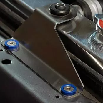 1 комплект стального болта M6, яркая шайба, стабильная нержавеющая сталь, изысканное, простое в установке крыло золотистый