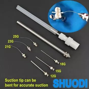 1 комплект, стоматологический хирургический аспиратор, аспирационная трубка, стоматологические насадки для эжектора слюны, насадка для всасывания, трубка для ирригации корневых каналов, аспирация с 6 насадками 1 set without 6 tips