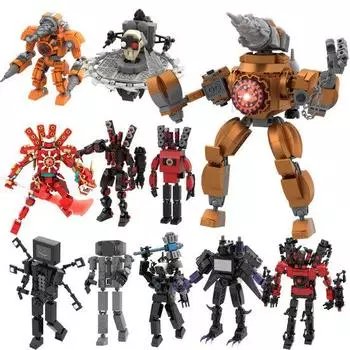 1 комплект строительных блоков, яркие строительные кирпичи, креативная забавная сборка, игра-конструктор, игрушка для детей, взрослых, фанатов