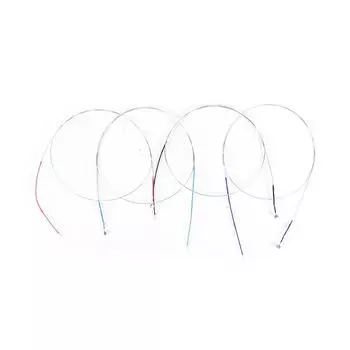 1 комплект струн для скрипки со стальным сердечником EADG замена для 3/4 4/4 обычного размера N/A серебряный