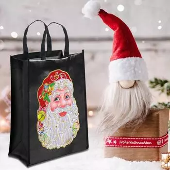 1 комплект, сумка-тоут с алмазной живописью, прочный комплект сумок со стразами «сделай сам», для дома и улицы, для покупок жёлтый