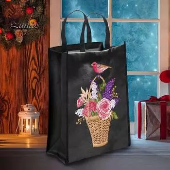 1 комплект, сумка-тоут с алмазной живописью, прочный комплект сумок со стразами «сделай сам», для дома и улицы, для покупок фиолетовый