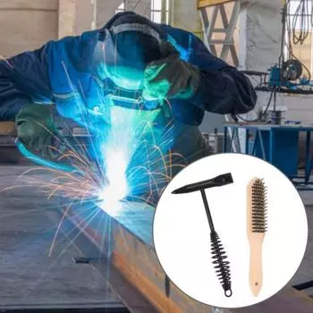 1 комплект сварочного молотка с пружинной ручкой, сварочный молоток, набор проволочных щеток, поставка с завода