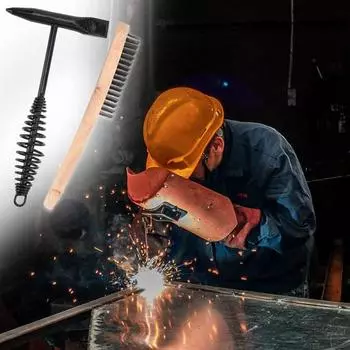 1 комплект сварочного молотка с пружинной ручкой, сварочный молоток, набор проволочных щеток, поставка с завода Sets