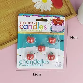 1 комплект свечей в виде медведя и цветка, украшение на торт для детского душа, десертная свеча, свеча на день рождения, принадлежности для украшения торта