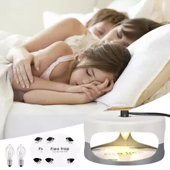 1 комплект светильника от блох, нерадиационный, слабый ночник, простое управление, защита от комаров, Plug and Play, малошумная лампа-ловушка для комаров, канцелярские товары AU Plug