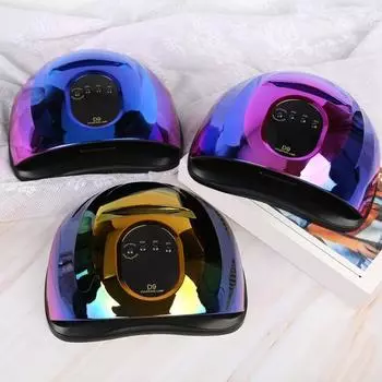 1 комплект светодиодной лампы для ногтей ABS с функцией синхронизации, 57 бусин, сушка гель-лака фиолетовый