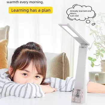 1 комплект светодиодной лампы для высокого стола с регулируемой яркостью, мерцанием, без прогноза температуры, перезаряжаемая светодиодная лампа белый