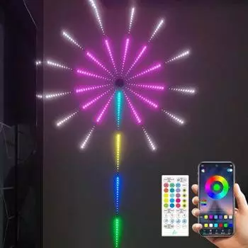 1 комплект светодиодной лампы с регулируемой яркостью, управление лампой через приложение, несколько режимов освещения, съемный энергосберегающий декоративный АБС-пластик UK Plug