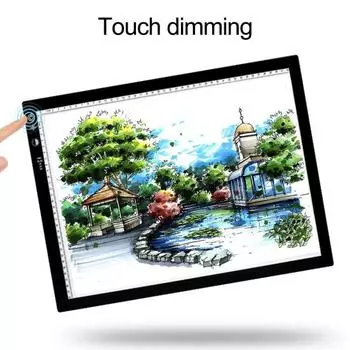 1 комплект светодиодной панели с регулируемой яркостью, функцией копирования, синхронизации, гладких краев, Plug-and-Play, ультратонкого создания картин, пластика