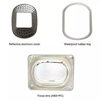 1 комплект светодиодных чипов Cob Matrix с линзовым отражателем для прожектора 50 Вт