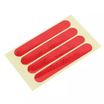 1 комплект светоотражающих наклеек для электрического скутера Max G30 красный