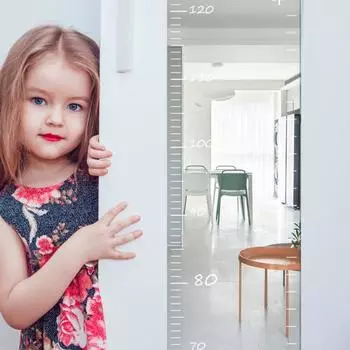 1 комплект, таблица роста детей, зеркальная доска для сухого стирания, детская комната, детская спальня, для мальчиков и девочек, настенная линейка для измерения высоты Sets