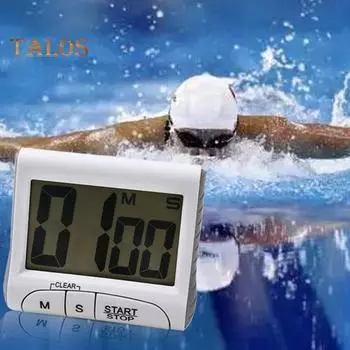 1 комплект, таймер для приготовления пищи, большой экран, большой номер, электронный таймер, магнитное напоминание о времени, часы с положительным/обратным отсчетом, кухонный гаджет белый