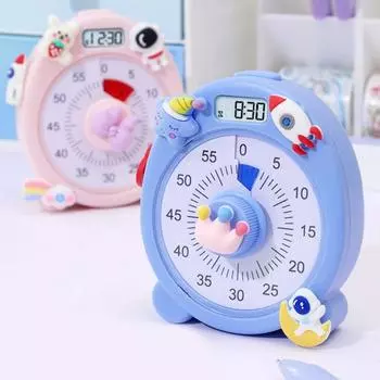 1 комплект таймера. Простой в использовании, бесшумный, 60-минутный таймер для визуального исследования. Таймер обратного отсчета магнитной адсорбции. синий