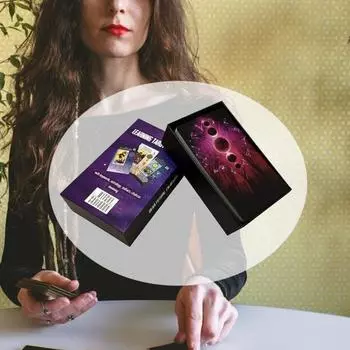 1 комплект, традиционная стандартная колода Таро, изысканный узор, аутентичный классический дизайн, игрушка-карта Таро для начинающих Sets