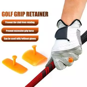 1 комплект, тренировочная ручка для гольфа, компактный набор инструментов для тренировки качелей для гольфа, устройство для коррекции жестов рук, аксессуары для гольфа оранжевый