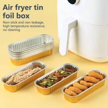 1 комплект, удобная прямоугольная форма для торта, яркий цвет, алюминиевая фольга, контейнер для выпечки кексов красный