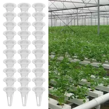 1 комплект, удобный, широко применяемый, прочный контейнер для выращивания растений, корзины для выращивания, губки, система гидропоники для дома