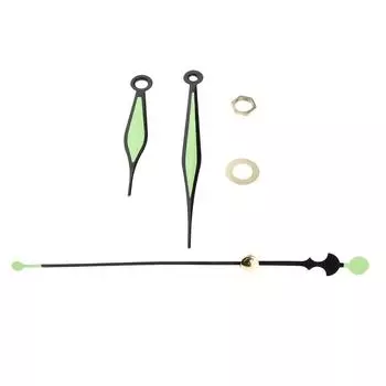 1 комплект указателей для настенных часов, сменные кварцевые механизмы, светящиеся as described