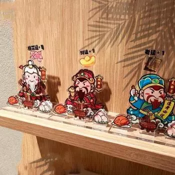1 комплект, украшение «Встряхивающий Бог», «Удача, принесет удачу, хорошее богатство», «Китайский Бог», акрил A