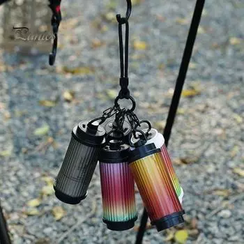 1 комплект уличного брелока с полиэстеровым шнурком, двухсторонними пряжками, портативный легкий, для кемпинга, скалолазания, пешего туризма, путешествий, подвесной брелок с пряжкой чёрный