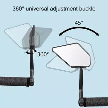 1 комплект, универсальное зеркало заднего вида с широким обзором на 360 градусов, антикоррозийное велосипедное зеркало заднего вида для MTB Right Hand