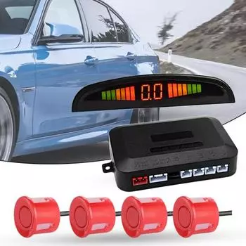 1 комплект универсальной антиокислительной ABS камеры заднего вида с полумесяцем для внедорожника чёрный