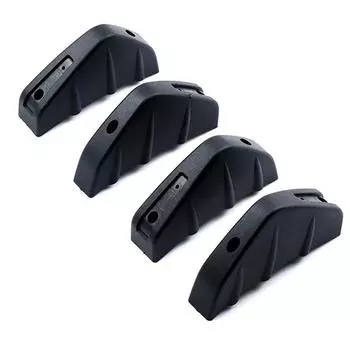 1 комплект универсальных автомобильных модифицированных спойлеров для заднего бампера, диффузоров, спойлеров для заднего бампера, спойлеров, АБС-аксессуары для предотвращения столкновений