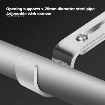 1 комплект, универсальный сверхмощный карниз из кованого железа, крючок для оконных штор, стойка для крепления стойки с винтами для домашнего использования чёрный