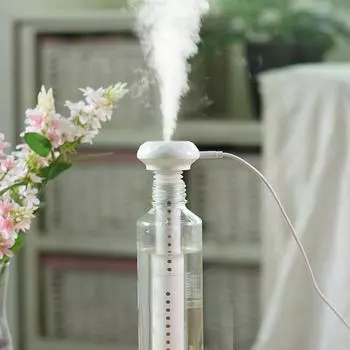 1 комплект, увлажнитель тумана с двойной очисткой, многоцелевой компактный отличный диффузор, увлажнитель воздуха, бытовые принадлежности белый